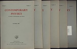 Contemporary Physics / A Journal of Interpretation and Review / October 1960 through August 1961
