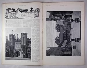 Original Issue of Country Life Magazine Dated October 24th 1903, with a Main Feature on Giffords ...