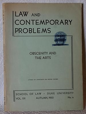 Law And Contemporary Problems Vol. Xx No. 4 Autumn,1955