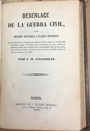 Paralelo entre la vida militar de Espartero y la de Narvaez & Desenlace de la Guerra Civil