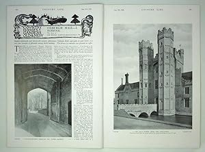 Original Issue of Country Life Magazine Dated August 10th 1929, with a Main Feature on Oxburgh Ha...