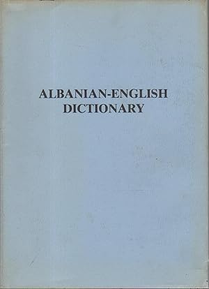 ALBANIAN - ENGLISH DICTIONARY / FJALOR SHQIP - ANGLISHT.