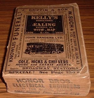 Kelly's Directory of Ealing , Hanwell Etc 1936