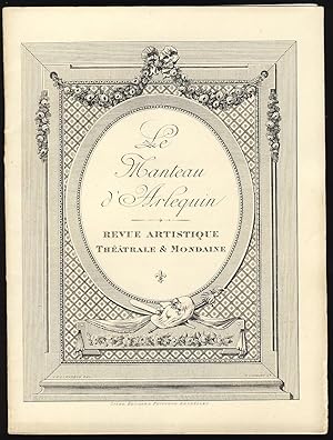 Le Manteau d'Arlequin : Revue artistique, théâtrale et mondaine . N° 10, samedi 22 novembre 1913