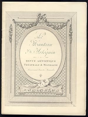 Le Manteau d'Arlequin : Revue artistique, théâtrale et mondaine . N° 16, samedi 25 janvier 1913