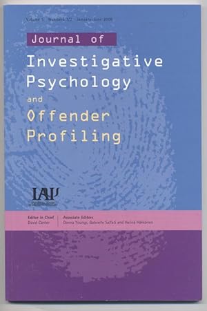 Journal of Investigative Psychology and Offender Profiling, Vol. 5, # 1-2, January - June 2008