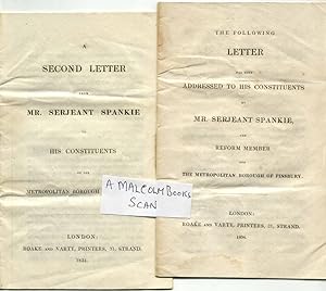 2 ITEMS; The Following Letter has been addressed to his constituents by Mr. Serjeant Spankie the ...