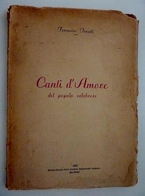 "CANTI D'AMORE DEL POPOLO CALABRESE"