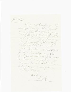 Autograph Letter Signed, in pencil, 8vo, postmarked New York, June 26, 1938