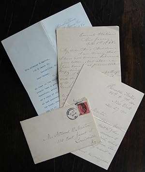 Series of original letters to George Madden Martin, 1898-1901