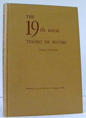 The 19th Book Tesoro De Poveri [First Printed 1494]