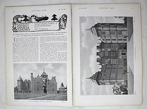 Original Issue of Country Life Magazine Dated July 14th 1928, with a Main Feature on Westwood Par...
