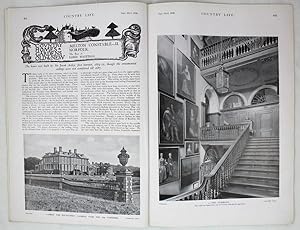 Original Issue of Country Life Magazine Dated September 22nd 1928, with a Main Feature on Melton ...