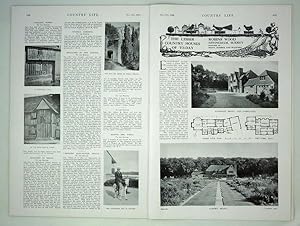 Original Issue of Country Life Magazine Dated November 9th 1929, with a Feature on A Lesser Count...