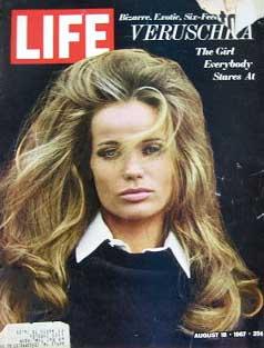 Life Magazine August 18, 1967 -- Cover: Veruschka