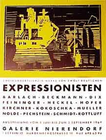 Expressionisten at the Galerie Nierendorf [poster].