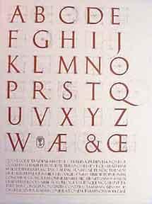 A Constructed Roman Alphabet.