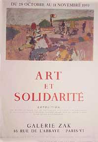 Art et Solidarité [poster].