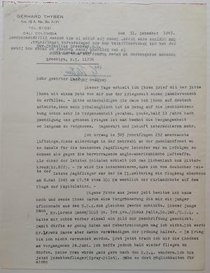 Typed Letter Signed in German