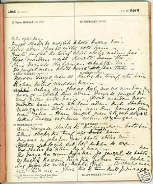 1865 HANDWRITTEN MANUSCRIPT JOURNAL OF THE BRITISH ARMY 95TH REGIMENT OF FOOT [DERBYSHIRE] WHILE ...