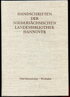 Handschriften Der Niedersachsischen Landesbibliothek Hannover