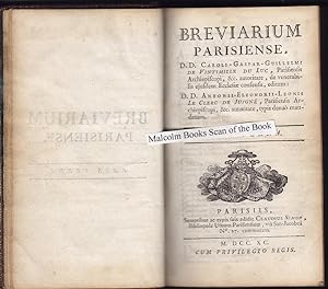 Breviarium Parisiense ( Prayer Book published 2nd year of French Revolution)