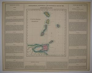 Geographical, Statistical, and Historical Map of the Windward Islands