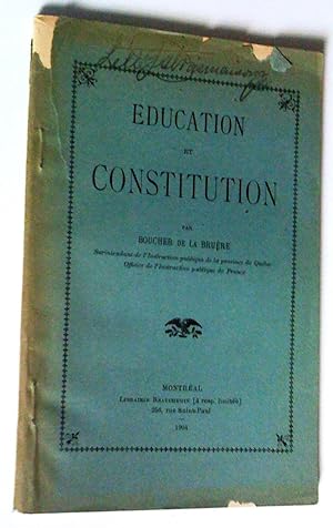Éducation et constitution