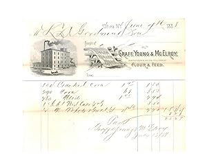 GRAFF, YOUNG & McELROY, MANUFACTURERS & DEALERS IN ALL KINDS OF FLOUR & FEED. June 7, 1888 (billh...