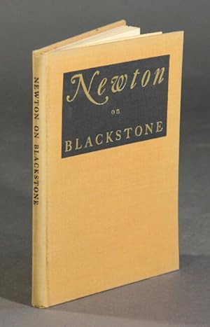 Newton on Blackstone