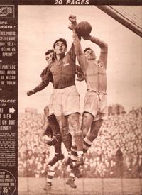 Miroir-Sprint . n° 336 . 17 Novembre 1952 : France-Irlande - Match à Dublin . Piantoni Marque Un ...