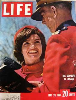 Life Magazine May 26, 1961 -- Cover: Jacqueline Kennedy in Canada