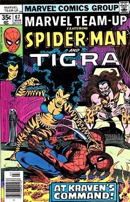 Marvel Team-Up Featuring Spider-Man and Tigra Vol. 1 #67