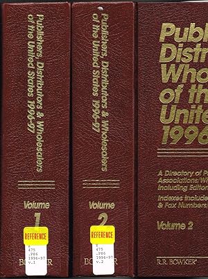 Publisher, Distributors & Wholesalers of the United States 1996-97: A Directory of Publishers/Dis...