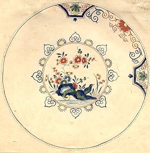 An original design for a porcelain plate