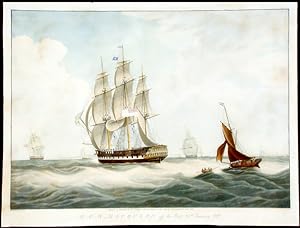 H.C.S. Macqueen off the Start, 26th. January 1832