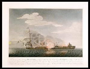 The situation of His Mtys. Ship Blanche, of 32 Guns & 180 Men, & the French Frigate La Pique, of ...