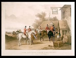 The Meet.; The Return from the Hunt. from a Painting by W.J. Shayer