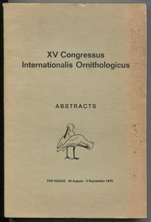XV Congressus Internationalis Ornithologicus: Abstracts