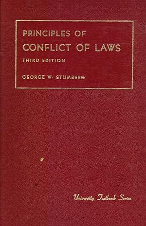 Principles of conflict of laws
