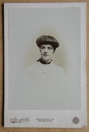 Cabinet Photograph: Portrait of a Young Woman.