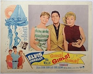 Three Lobby Cards for the film "Girls Girls Girls"