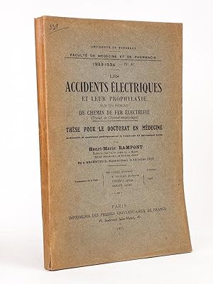 Les accidents électriques et leur prophylaxie sur un réseau de chemin de fer electrifié (Travail ...