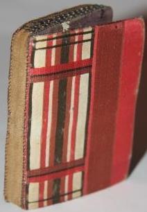 [Faux Book] Needlecase with Silk Fabric Boards, circa 1840s