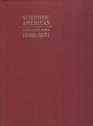 Scientific American Cumulative Index, 1948-1971