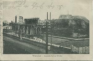 Würselen. Deutsche Solvy-Werke. beschireben u. gelaufen 26.8.1920. Briefmarke beschädigt.