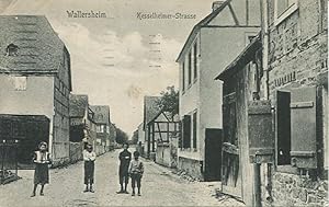 Wallersheim. Kesselheimer Straße. Beschrieben u. gelaufen 26.11.1917. Briefmarke entfernt. Rückse...