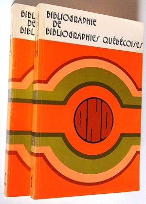Bibliographie de bibliographies québécoises (2 volumes)