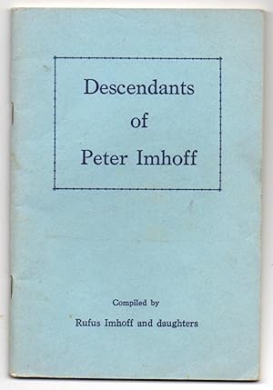 Descendants of Peter Imhoff