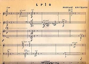 Trio for Violin, Cello, and Piano (1974) [FULL SCORE]